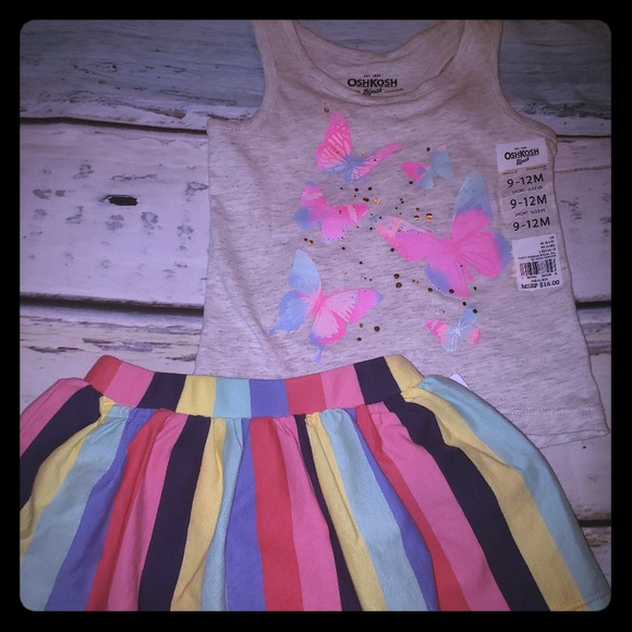OshKosh B'gosh Other - Nwt Oshkosh skirt and tank 9-12 months